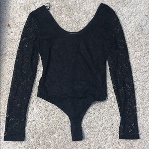 Black Lace Bodysuit